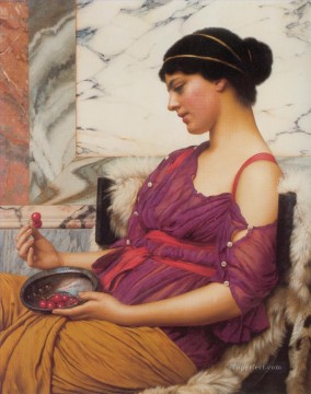 ジョン・ウィリアム・ゴッドワード Painting - イスメニア 1908 新古典主義の女性 ジョン・ウィリアム・ゴッドワード